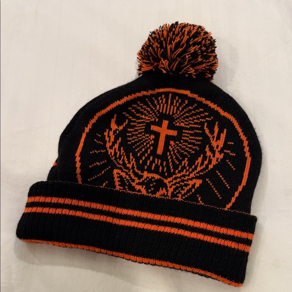 Jagermeister Black and Orange winter tuque - Picture 3 of 4